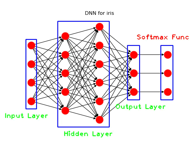 DNN结构示意图