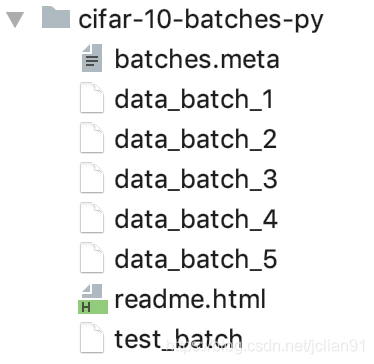 CIFAR-10数据集Python版本